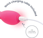 Dual Rabbit Vibrator with 10 Modes, Body-Safe Silicone, Waterproof & USB Rechargeable