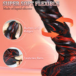 10” Realistic Thrusting Dildo with Vibrations for G-Spot & Anal Stimulation