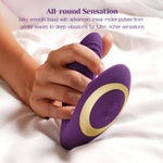 Clitoral & G-Spot Vibrator with Remote, 10 Modes, Waterproof & Rechargeable, Purple