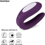 Double Joy App-Controlled Vibrator | 2 Motors | Waterproof | Rechargeable | Violet