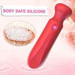 Compact Bullet Vibrator – 10-Mode Waterproof Silicone G-Spot & Clitoral Stimulator