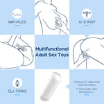 Dual-Stimulation Finger Vibrator – Soft, Reusable, Detachable Bullet for Clitoral & G-Spot