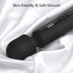 12" Powerful Wand Massager – 10 Modes & 4 Speeds for Clitoral & G-Spot Pleasure