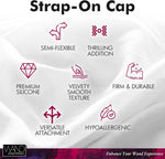 Adjustable Black Strap Cap Harness for Dildos – Secure & Comfortable Fit