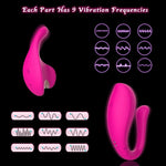 APP & Remote Control Vibrating Panties, 9 Vibration Modes for Couples Pleasure