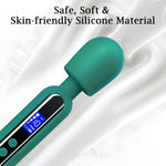 Wand Vibrator & Clit Stimulator with 10 Patterns, 4 Speeds for Women's Pleasure.