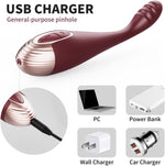 G-Spot & Clitoral Vibrator, 7 Vibes, 2 Heat Modes for Full-Body Stimulation