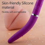 Female Pleasure Wand, 10-Speed Nipple & Clitoral Vibrator, G-Spot Stimulator