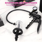 Anal Pump & Expander with Threaded Butt Plugs, Prostate Massage, Vagina Stimulator
