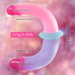 12" Dual-Ended Realistic Jelly Dildo – Soft, Lifelike Double-Sided Pleasure Toy