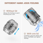 Manual Sucking Male Stroker, Open-Ended Masturbator Sleeve for Men, Pleasure Cup