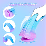 10.8'' Double-Ended Dragon Tentacle Dildo – Silicone Fantasy Toy with Suction