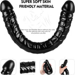 Luxe Double-Ended Jelly Dildo – Realistic, Flexible, Waterproof Toy for All