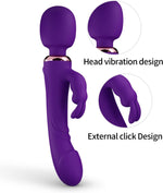 Classic G-Spot Rabbit Vibrator with 10 Modes – Soft Silicone Massager for Women