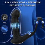 App-Controlled Prostate Massager – Thrusting Vibrator with Dual Rings & 9 Modes