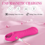 Mini Silicone Vibrator – Realistic Bullet Dildo with 10 Powerful Vibration Modes