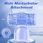 Dual-Sided Wand Massager – 9-Mode Male Vibrator & Couples' Sex Toy