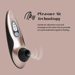 Clitoral Suction Vibrator – 6 Speeds, Rechargeable Stimulator, Waterproof (Rose Gold)