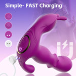 Wearable Remote Control Vibrator with 10 Thrusting Modes for G-Spot & Clitoral Pleasure