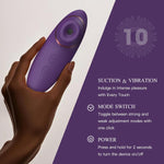 2-in-1 Sucking & Vibrating Rose Toy – 9 Modes for Clitoral & Nipple Stimulation