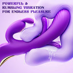 4-in-1 Rabbit Vibrator for Women – G-Spot, Clitoral & Anal Stimulator with App Control