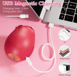 App-Controlled Rose Sucking Vibrator – 10 Modes for Clitoral & Nipple Stimulation