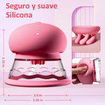 Rechargeable Nipple Stimulator – 10 Modes with Rotating Brush Heads for Pleasure