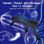 Vibrating Cock Ring for Men – 10-Mode Extender & Couples Stimulation Toy