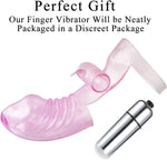 Finger Vibrator for Women, G-Spot & Clitoral Massager, Powerful Adult Sex Toy