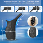 Vibrating Penis Sleeve & Cock Ring for Couples – Erection Enhancer & Stimulation
