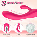 Dual-Stimulation Rabbit Vibrator - G-Spot, Clitoral & Anal Massager with 7 Modes