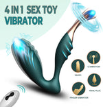 G-Spot & Clitoral Vibrator with Heating & Mini Vibrating Ball – Waterproof Massager