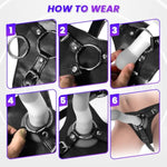 Strap On Dildo 2025 New Model Sex Toys For Women And Men - Adjustable Plus Size Strap-On With Plush Lining And Three Metal Rings - Ideal For Lesbian And Gay Couples Pegging Game