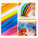 200 Pcs Thick Pipe Cleaners, Chenille Stems for DIY Crafts & Decorations