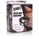 Speed Snap Cock Ring - Black