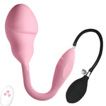 Vaginal & Anal Trainer With Remote Control Inflatable Dildo With Adjustable Thickness G-Spot & Prostate Vibrator With 10 Vibration Modes Adult Sex Toys & Games