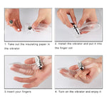 Finger Vibrator Sleeve For Women G-Spot Massager,Clit Vagina Stimulator Massager Bullet Vibrator Masturbator For Female Lesbian Adult Sex Toys For Couple