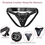 Strap On Dildo Harness Adult Sex Toys For Women Men,With Three Metal Rings, Wearable Adjustable Bondage Gear For Lesbian Gay Couple Vaginal Anal Play