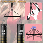 Luxury 3Rd Gen 180° Spinning Sex Swing – Ultra-Soft Fluffy Liner,Steel Triangle Support, 600 Lbs Capacity – Designed For Couples