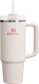 Quencher H2.0 FlowState Stainless Steel Vacuum Insulated Tumbler with Lid and Straw for Water, Iced Tea or Coffee, Smoothie and More, Rose Quartz 2.0, 30 OZ / 0.89 L