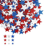 200 Pieces Red White Blue Glitter Foam Star Stickers for Party Decorations and DIY Crafts