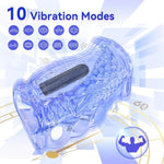 Male Masturbator Sex Toys For Men With Mini Bullet Vibrator, Vibrating Pocket Pussies Male Stroker Penis Vibrator, Blowjob Toy Masturbation Cock Sleeve Sex Machine Mens Adult Sex Toy Games