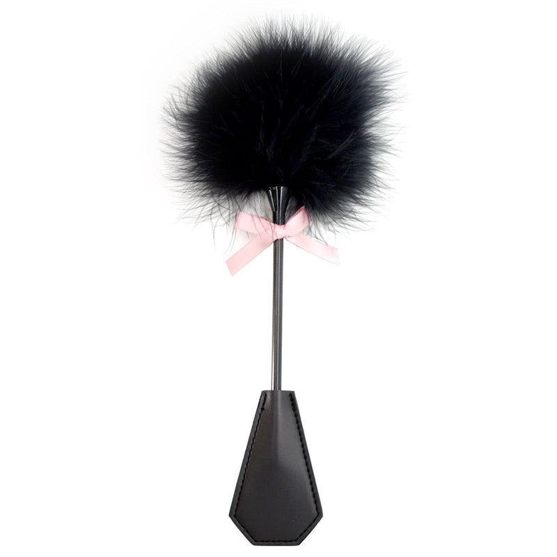 Feather Tickler Toy For Bedroom Play - Soft & Luxurious Feathers - Tease, Tantalize, And Arouse - Spanking Handle - Explore Bondage Play - Perfect For Erotic Fantasies