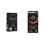 Elite Condoms 10 Count And Elite Large 12 Count Non-Latex Condom Bundles