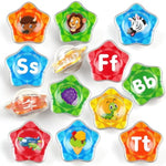 Starfish Floating Bath Toys, 26Pcs Bathtub Alphabet Letters Set, Montessori Educational Water Pool Toy Learning Activities Shower Toy Gift For Preschool Years Old Toddlers