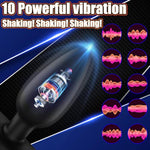 Anal Vibrator Prostate Stimulator, Silicone Rechargeable Butt Plug Vibrating With 10 Vibration Modes Adult Sex Toys For Men, Women And Couples
