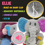 Mini Sensory Elephant Plush Toy, Travel-Size Fidget Plush For Special Needs And Sensory Fun