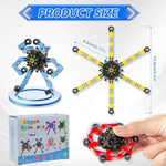 Transformable Fidget Spinners 9-Pack – Sensory Toys For Kids & Adults With Adhd, Autism, Anxiety Relief