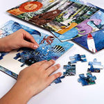 4 In 1 Increasing Difficulty Kid Puzzle For Kids, Ages 3-8, 24-60-Piece, Puzzles For Children Learning Educational Puzzle Toys For Boys And Girls Set For Kids(4 Puzzles)