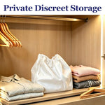 Storage Bag 2 Dry Rods for Torso Adult Sex Doll, Discreet Storing & Drying